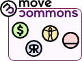 Move Commons: For-Profit, Reproducible, Reinforcing the Commons/Body/Health, Grassroots